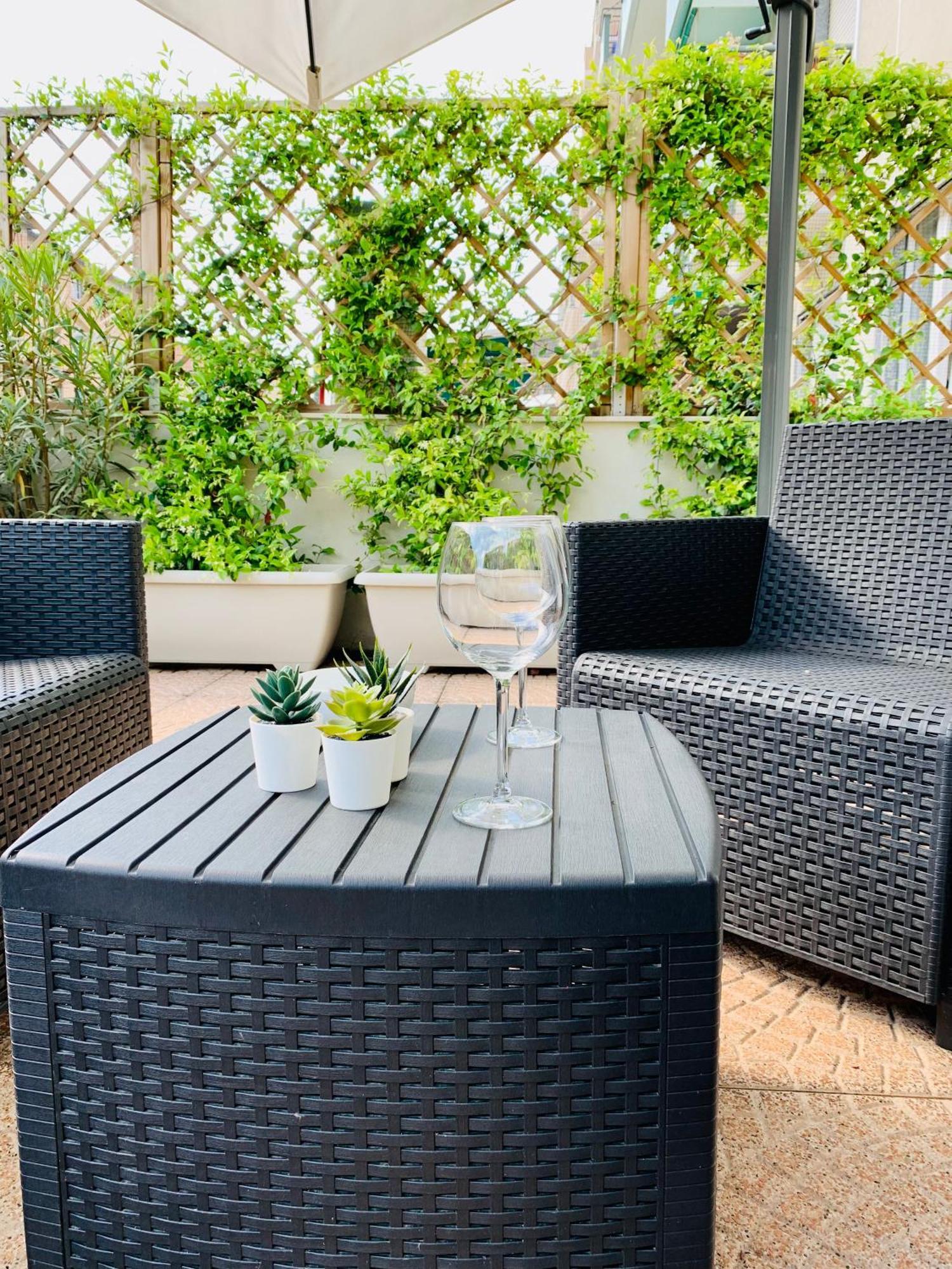 Bright Terrace In